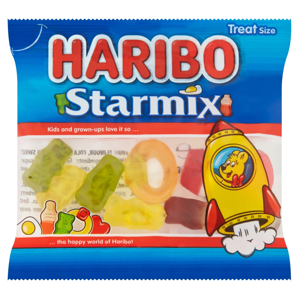 Haribo Starmix Treat Bags 16g(Box of 100 Bags)