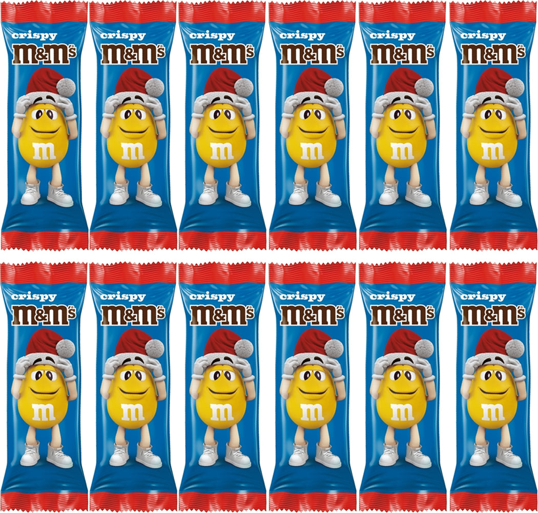 M&M's Crispy Milk Chocolate Santa 32 x 29g – Christmas Stocking Filler