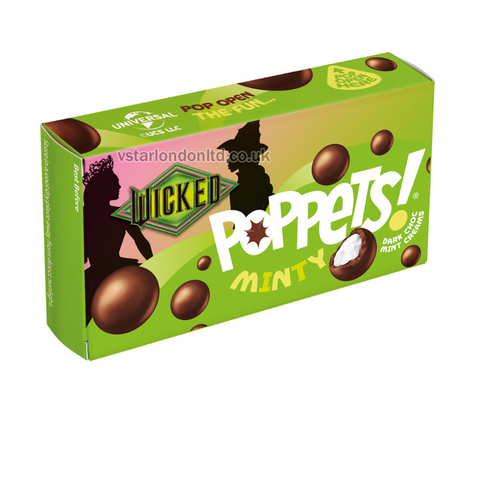 Minty Dark Choc Coated Mint Creams Box 40g (Pack of 36)