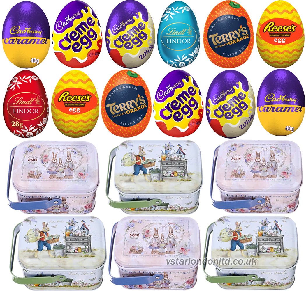 Cadbury, Lindt, Reese’s, Terry’s Filled & 5 Mixed Eggs with Gift Box