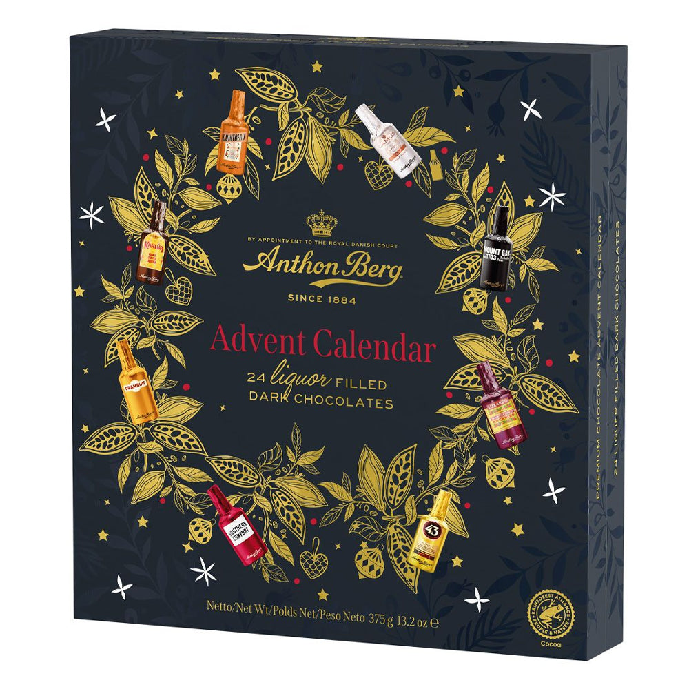 Anthon Berg Liqueur Advent Calendar 375g – 24 Liqueur-Filled Chocolates