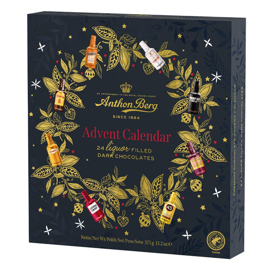 Anthon Berg Liqueur Advent Calendar 375g – 24 Liqueur-Filled Chocolates