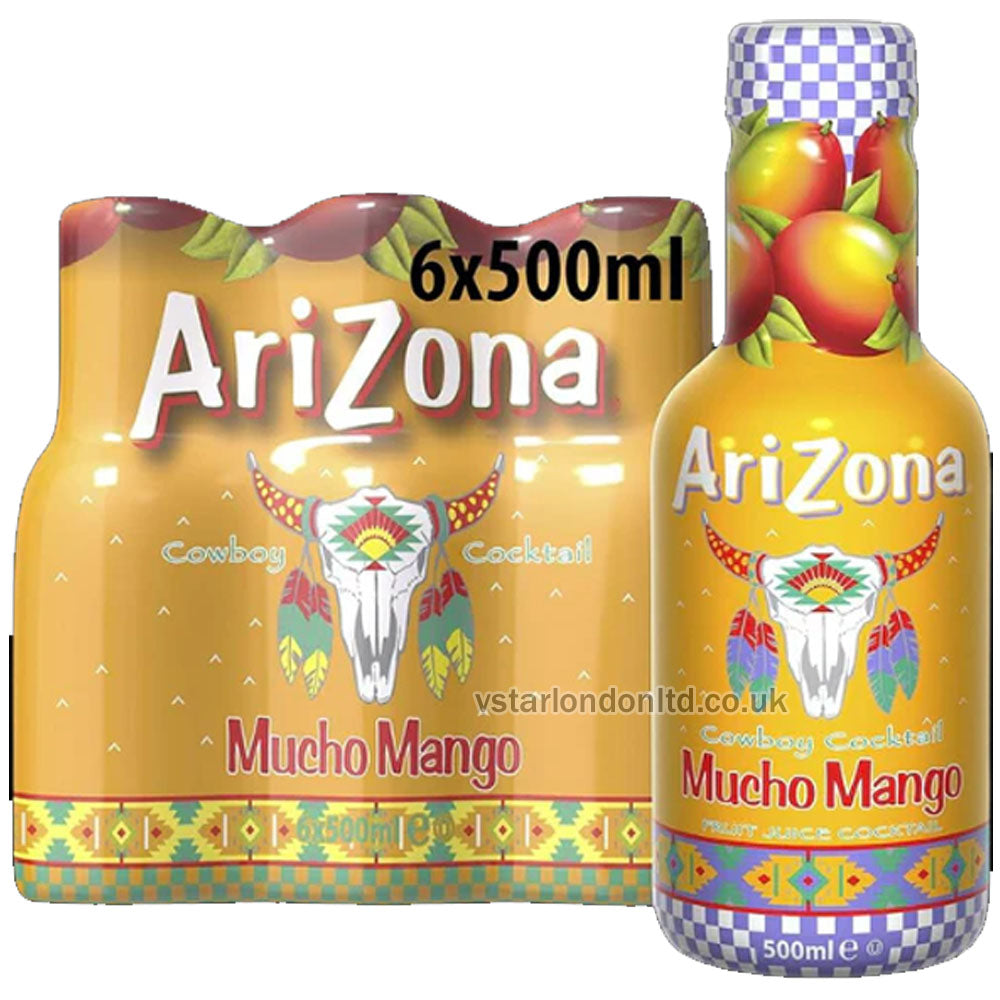 Arizona Drinks 6-Pack (500ml) – Assorted Flavours