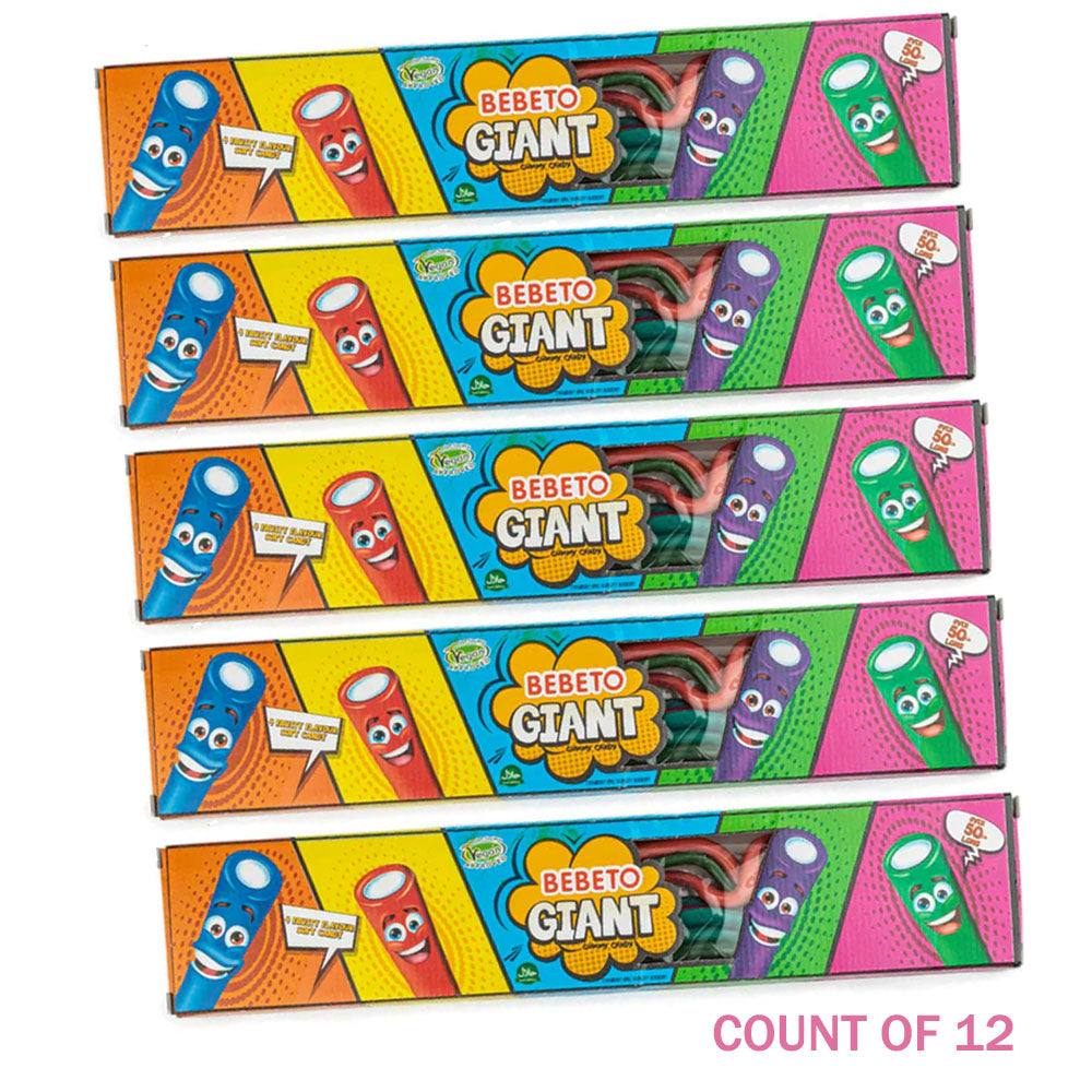 Bebeto Giant Candy Cables 400g - Sweet Licorice Treats