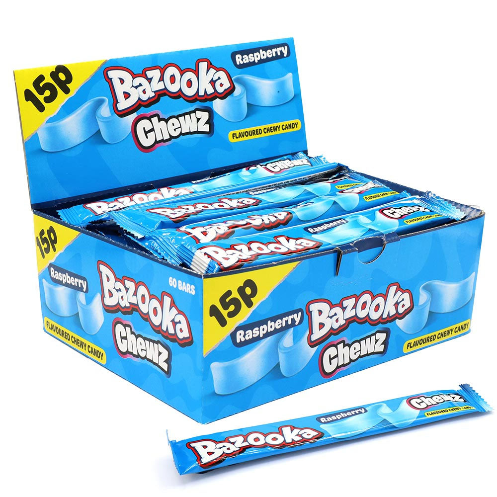 Bazooka Sour Chewz Bars 14g – Pack of 60 (PMP)