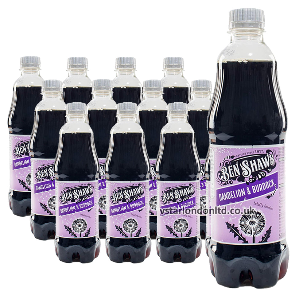Ben Shaws Soda Dandelion & Burdock Classic 500ml (6 & 12 Bottles)