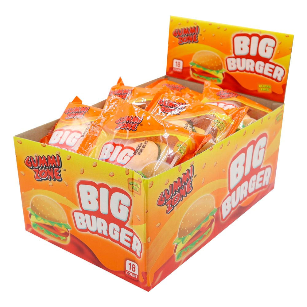 Bip Candy Big Burger Gummy Sweet 28g – Box of 18