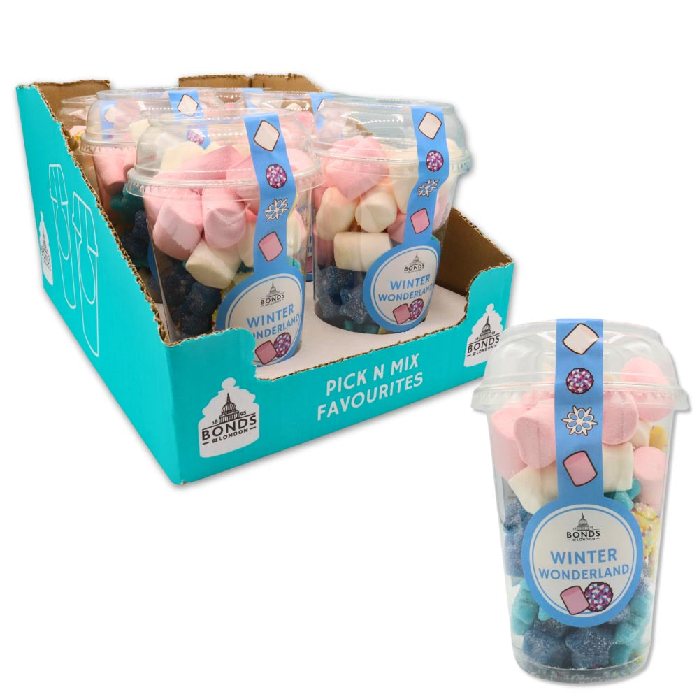 Bonds Winter Wonderland Candy Cup – 6 x 245g Festive Sweet Mix