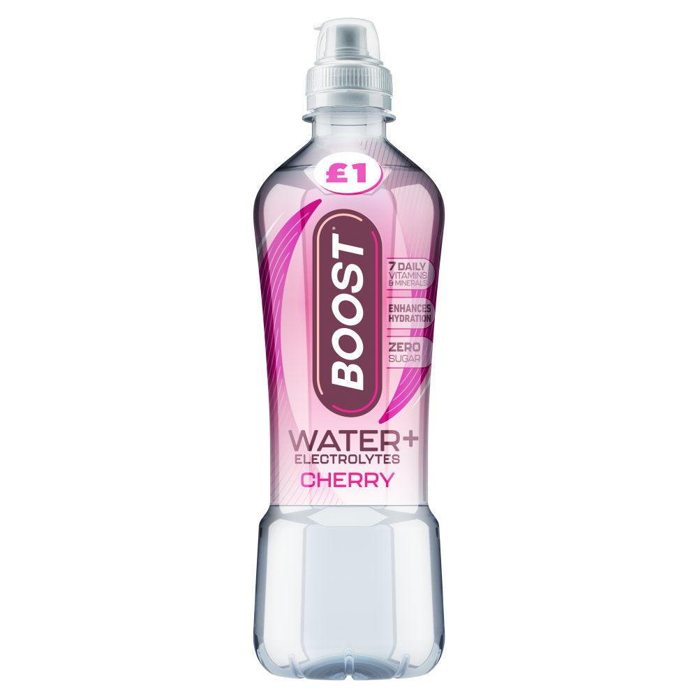 Boost Water+ Electrolytes Cherry Hydration Drink 500ml (Case of 12)