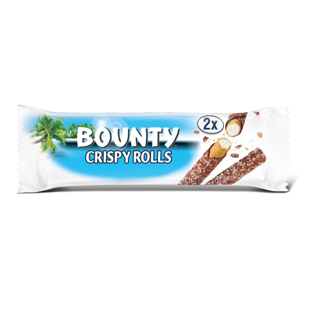 Bounty Milk Chocolate & Coconut Crispy Rolls 23.4g (Box of 24)