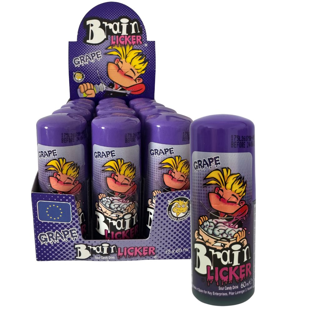 Brain Licker Grape Liquid Candy 60ml (Box of 12)