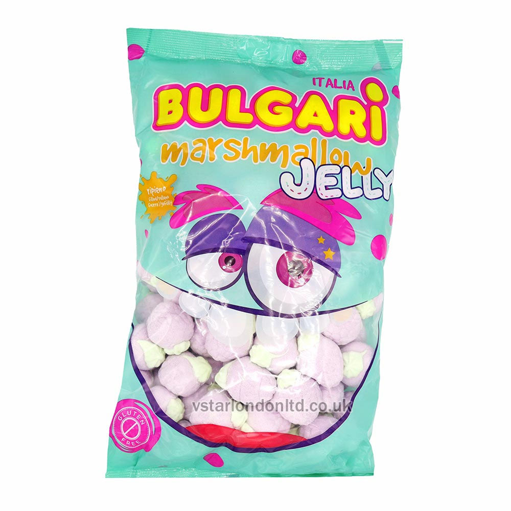 Bulgari Marshmallow Variety Pack – Jelly Filled & Themed Shapes, 1kg