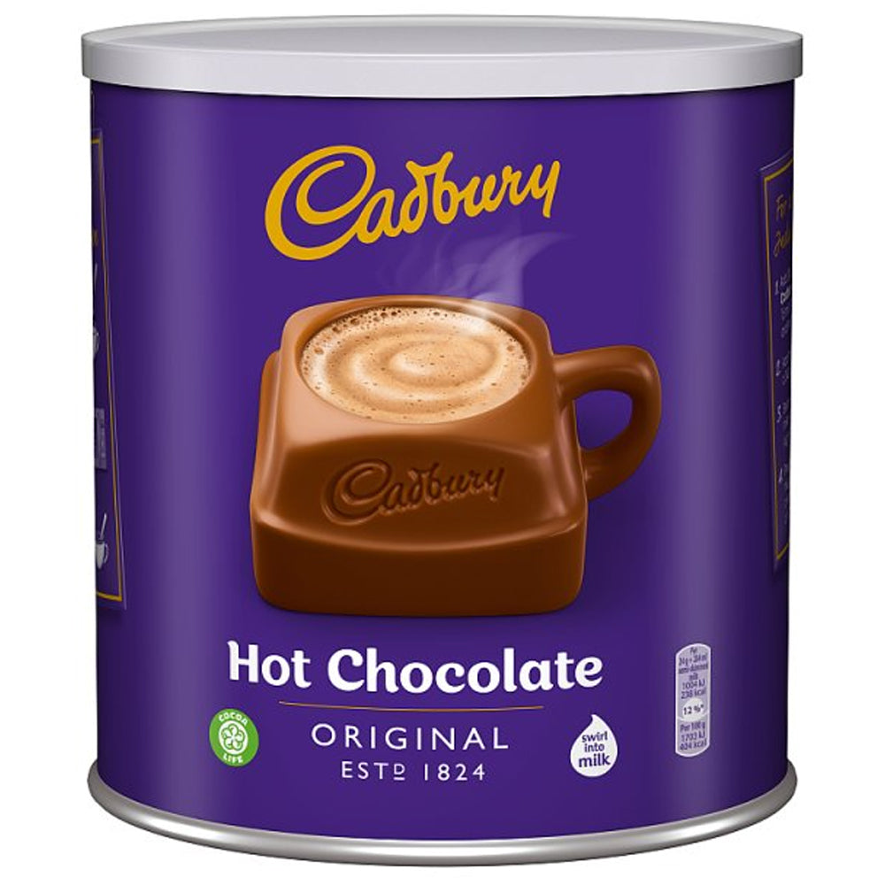 Cadbury Original Drinking Hot Chocolate Large Tub 2kg