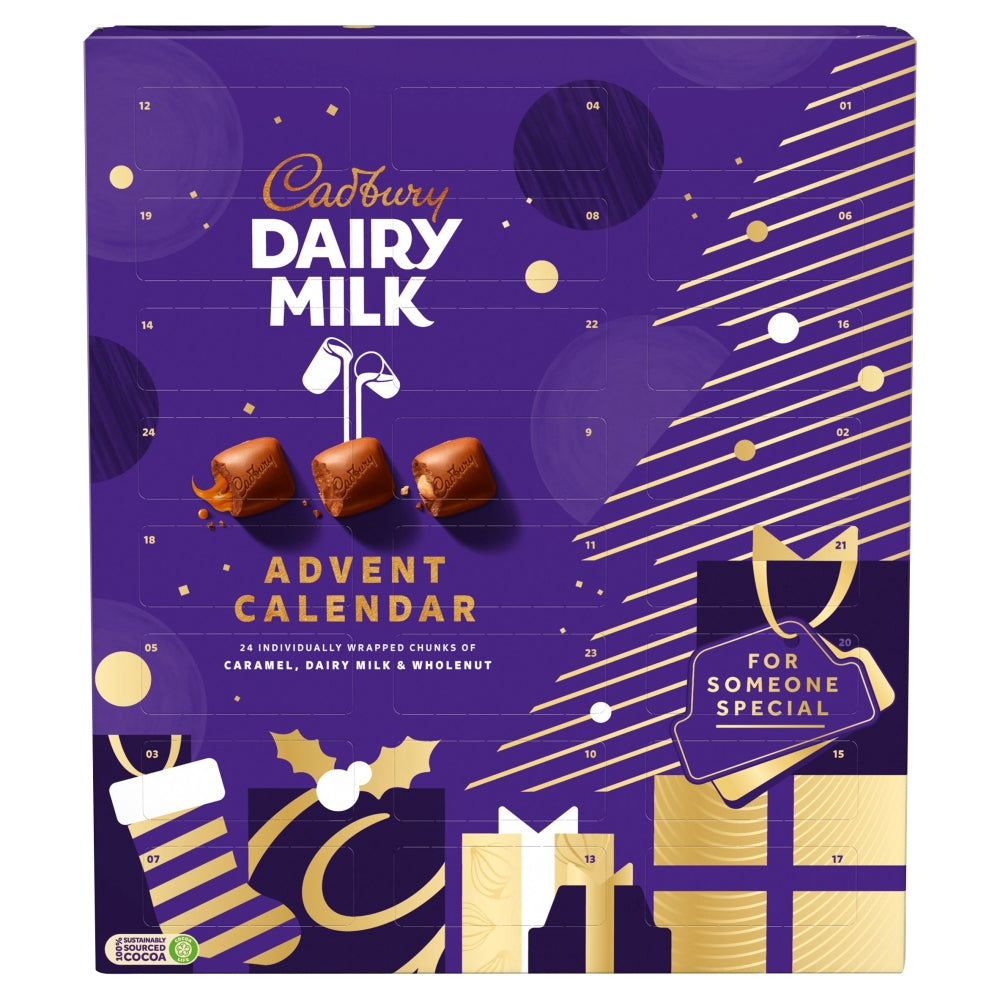 Cadbury Dairy Milk Chocolate Chunks Advent Calendar 258g