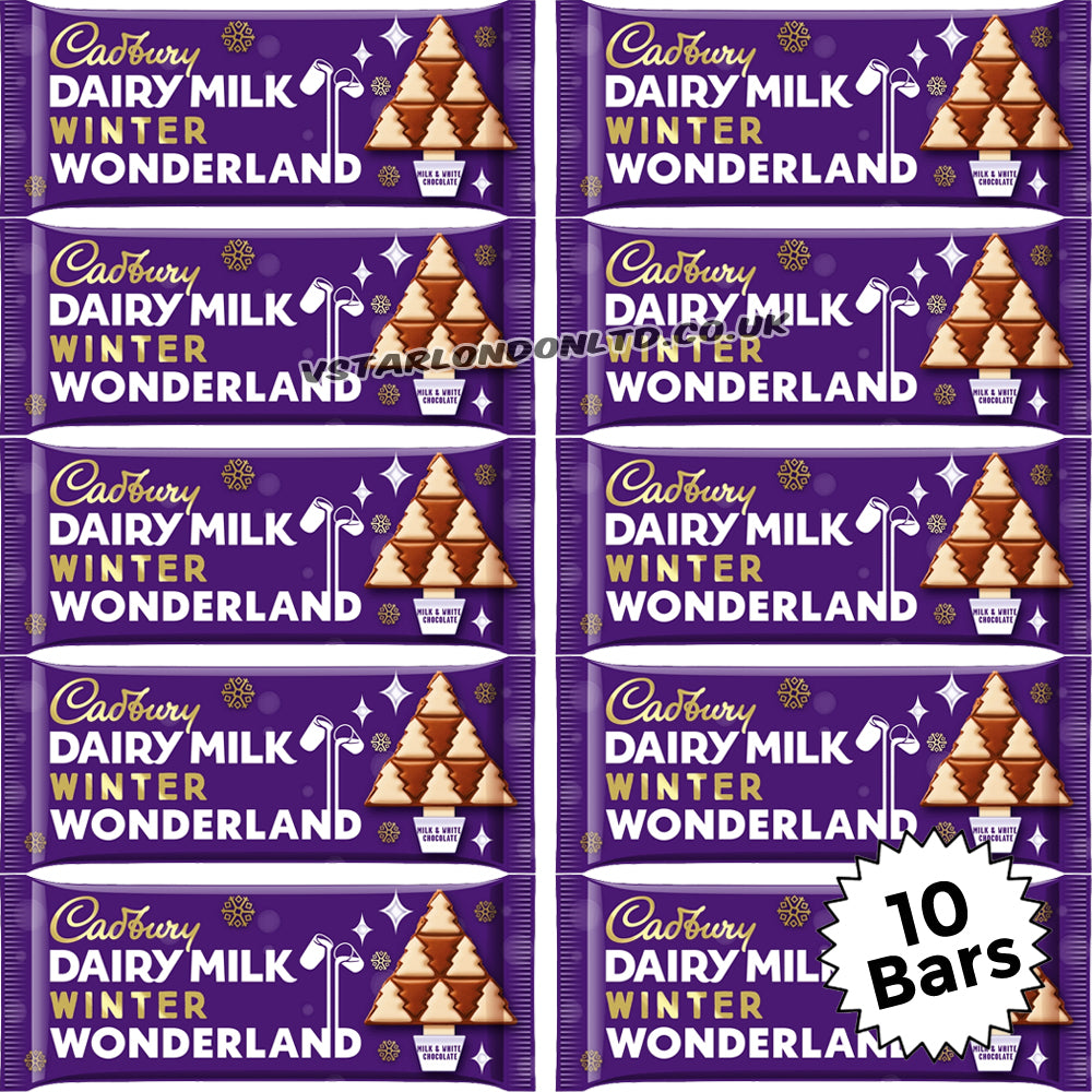 Cadbury Dairy Milk Christmas Winter Wonderland Chocolate 100g – 10 & 20 Bars