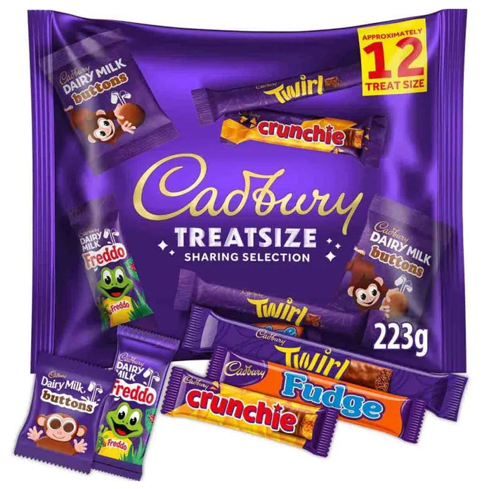Cadbury Treatsize Chocolate Bar Sharing Selection Bag 3 x 223g