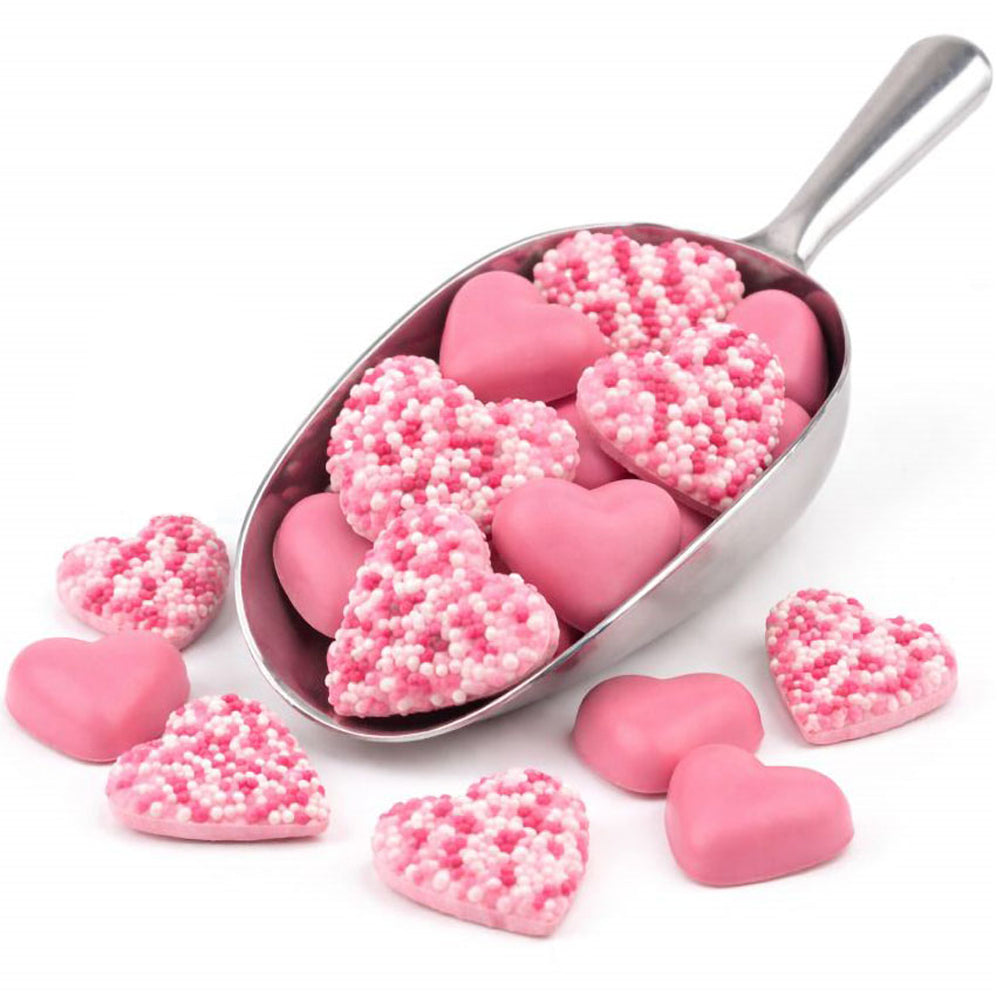 Hannah's Pink Hearts Strawberry Candy 1kg–3kg