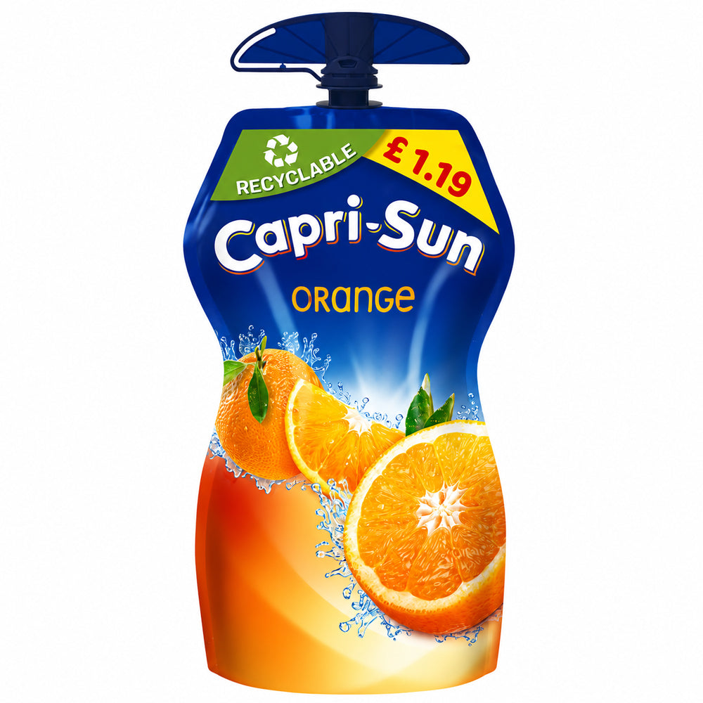 Capri-Sun Orange 330ml PMP Kids' Juice Drink (Pack of 15)