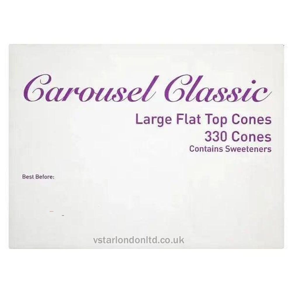 Carousel Classic 330 Large Flat Top Cones