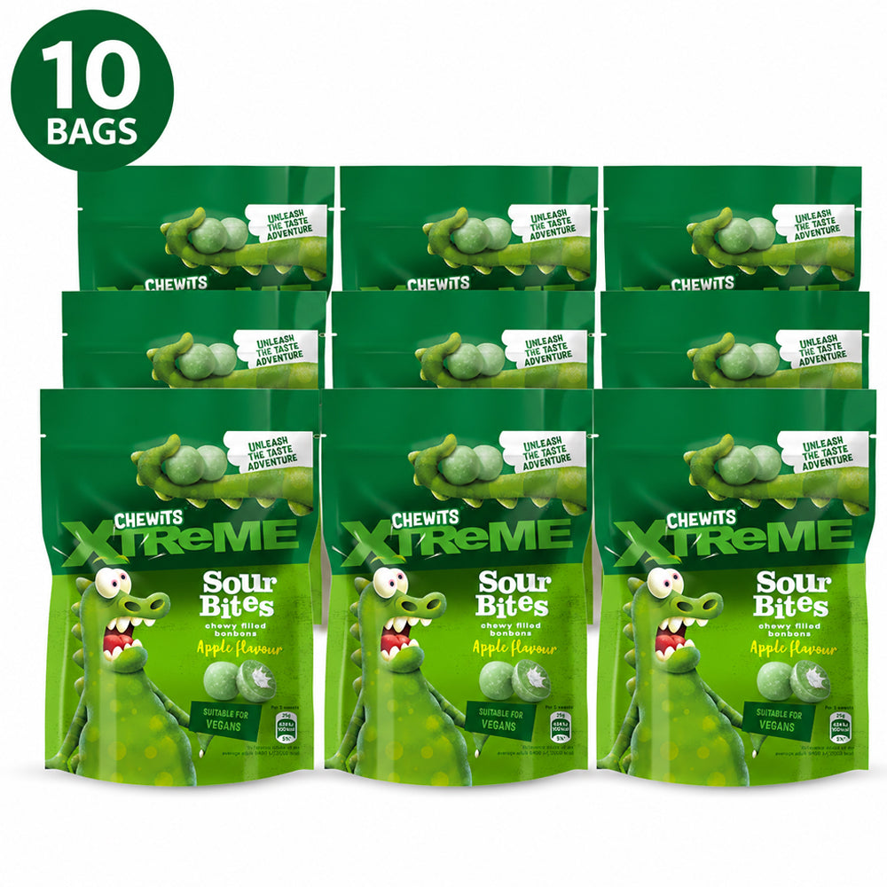 Chewits Juicy & Sour Bites Mixed Box 115g (10 Packs)