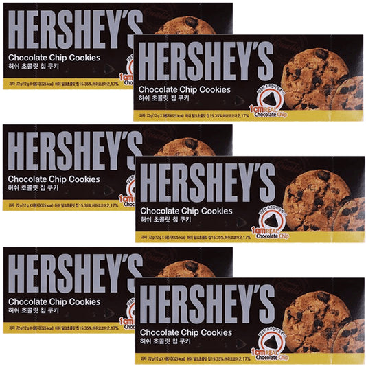 Hersheys Chocolate Chip Cookie 6 x 72g