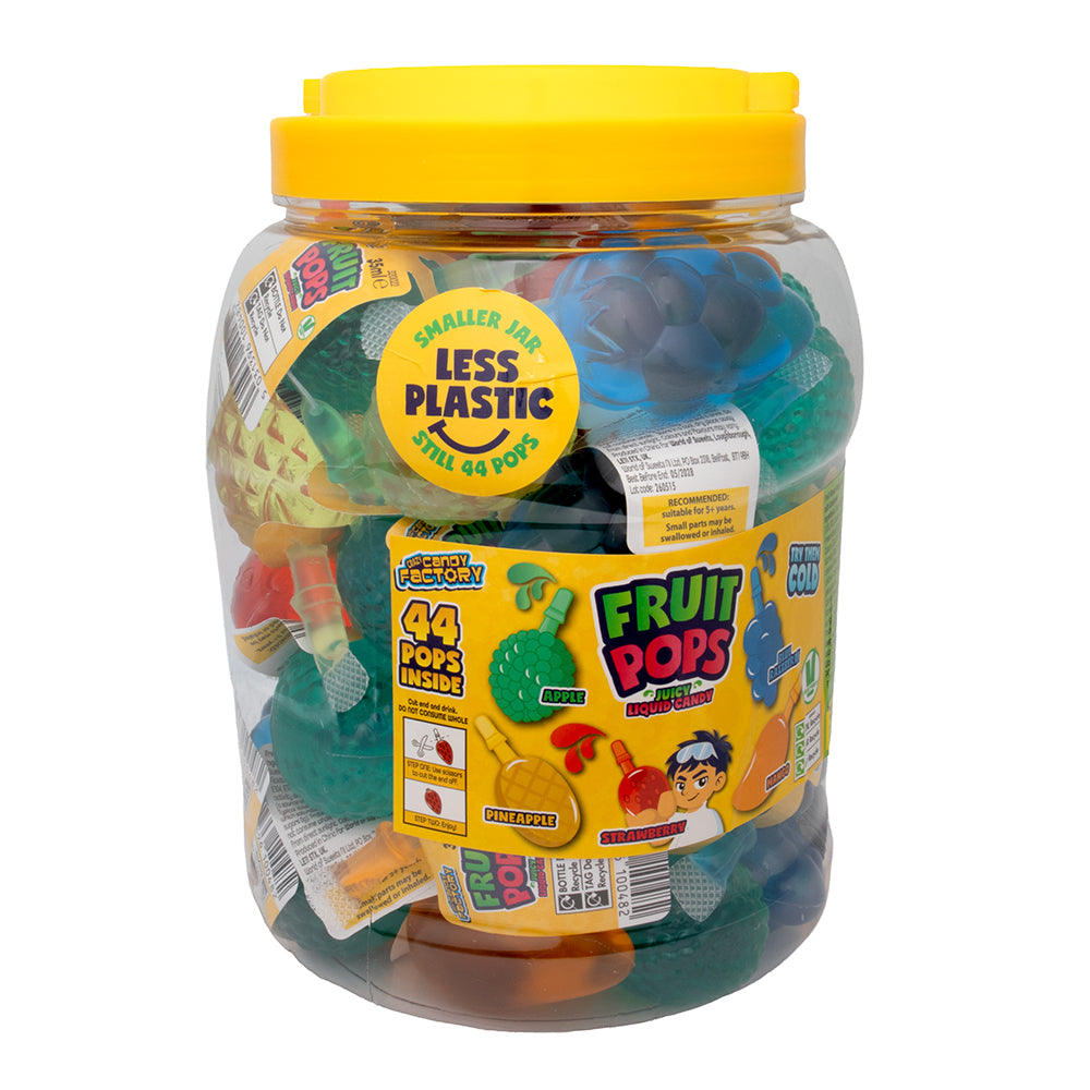 Crazy Candy Factory Fruit Pops 41g (44 Packs)