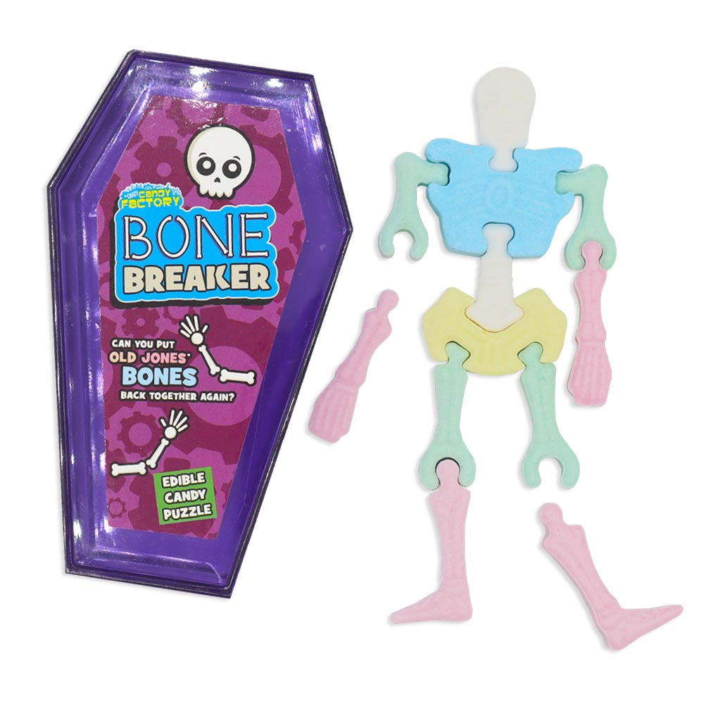 Crazy Candy Factory Bone Breaker 18 x 25g Packs – Fruit Flavour Candy