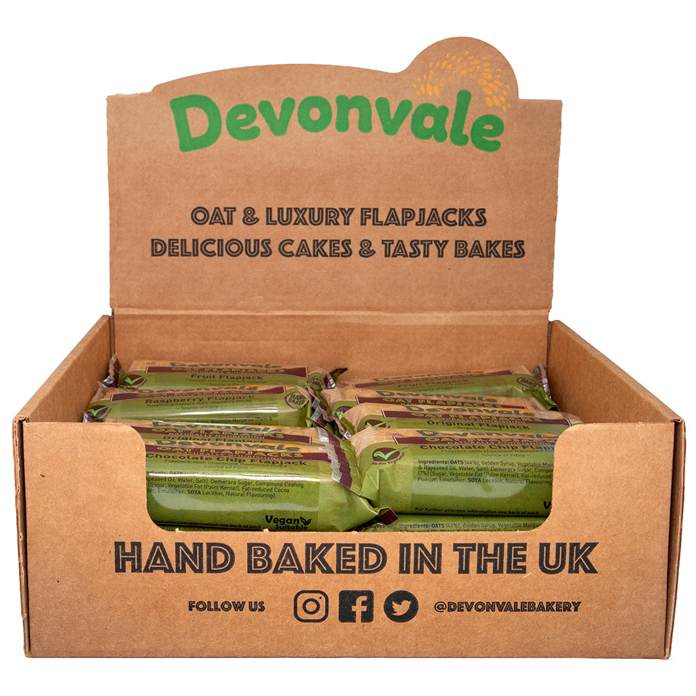 Devonvale Oat Flapjacks Selection 90g (Box of 24)