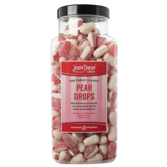 Dobsons Pear Drops Jar 2.72kg
