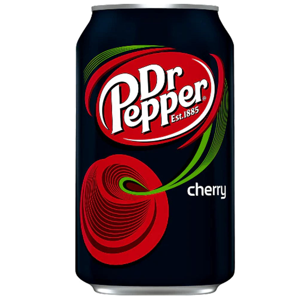 Dr Pepper Cherry – 12 Pack of 355ml Cans – Bold & Refreshing Cherry Flavor