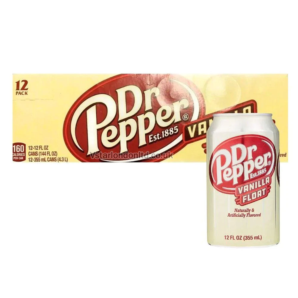 Dr Pepper Vanilla 12-Pack (355ml Cans)