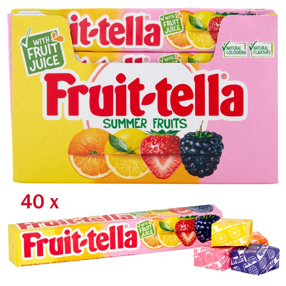 Fruit-tella Chewy Fruit Candy Sticks 41g