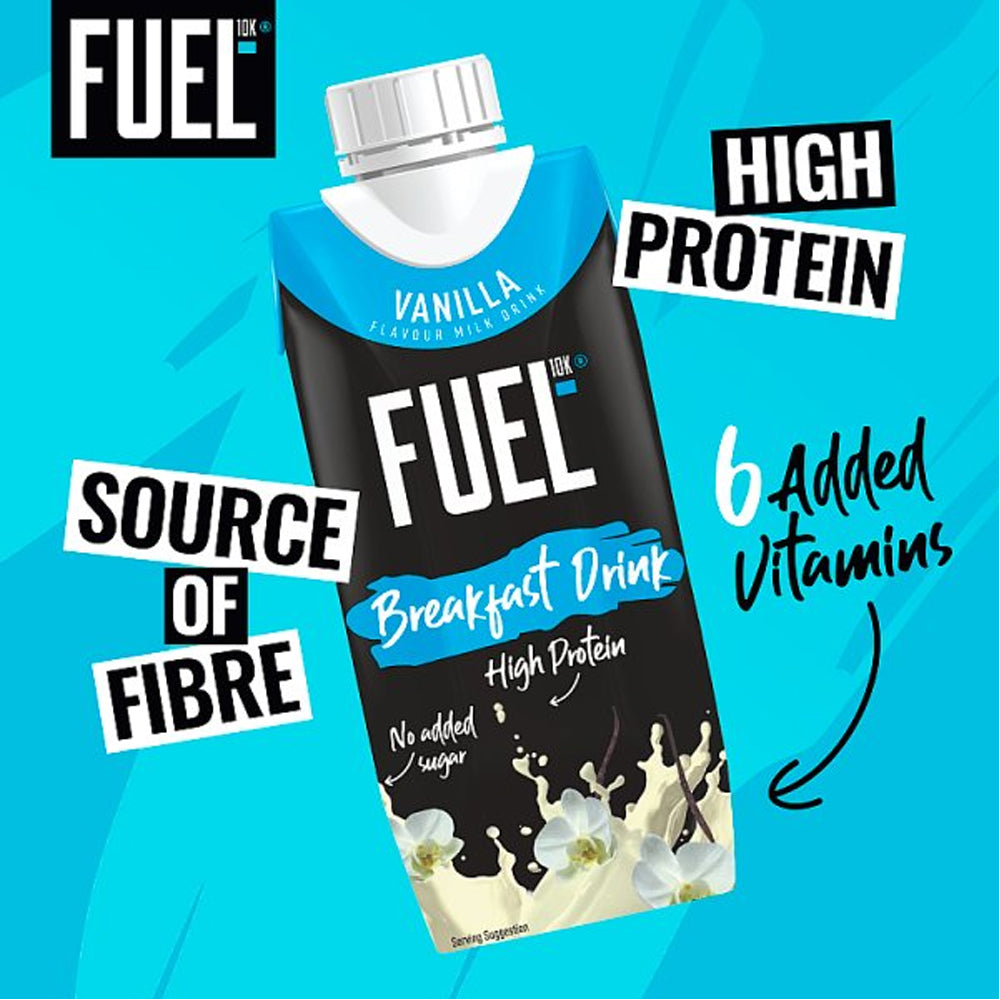 UEL10K Vanilla High Protein Milk Breakfast Drink 330ml (Case of 8)