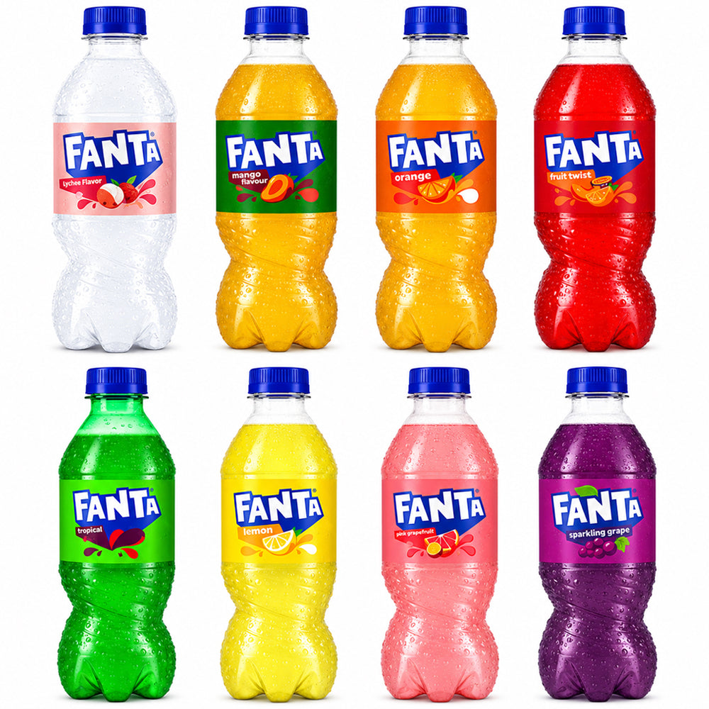 Fanta Variety Pack 500ml Random Mix Soft Drink (6 & 12 Bottles)
