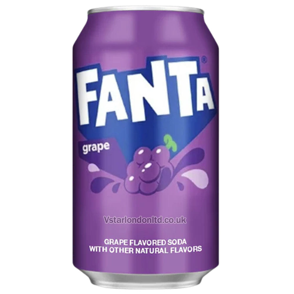 Fanta Grape Soda - 12 Pack (355ml Cans)