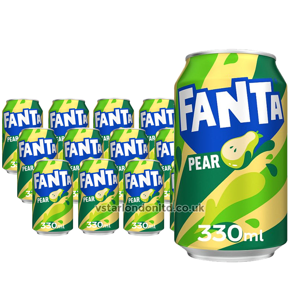 Fanta Pear 330ml (12 or 24 Cans)
