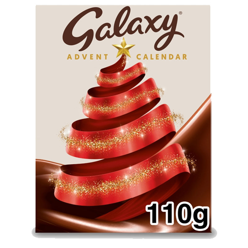 Galaxy Smooth Milk Chocolate Christmas Advent Calendar 110g