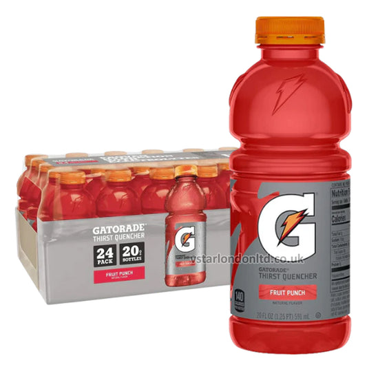 Gatorade Fruit Punch Drinks (24 x 590ml)