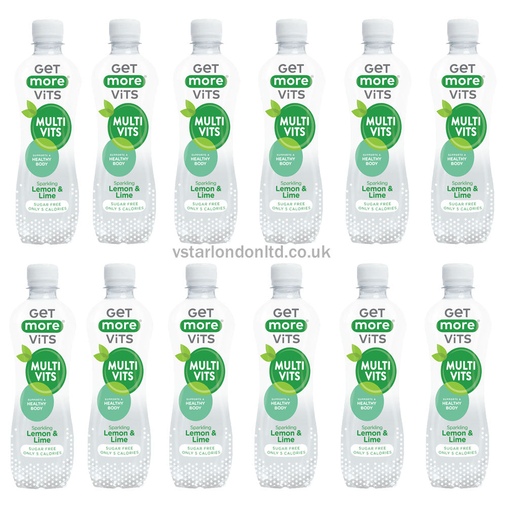 Get More Vits 500ml Vitamin Drinks – 12 Bottle Packs