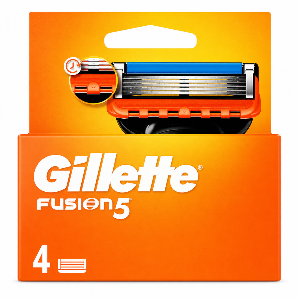 Gillette Fusion Manual Razor Blades Refills 4 Pack