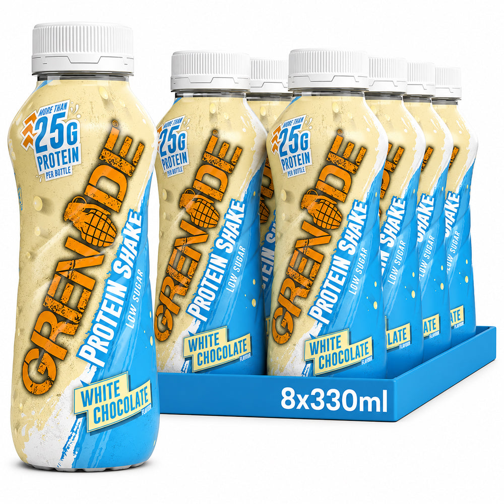 Grenade White Chocolate Protein Shake 330ml (8 Bottles)