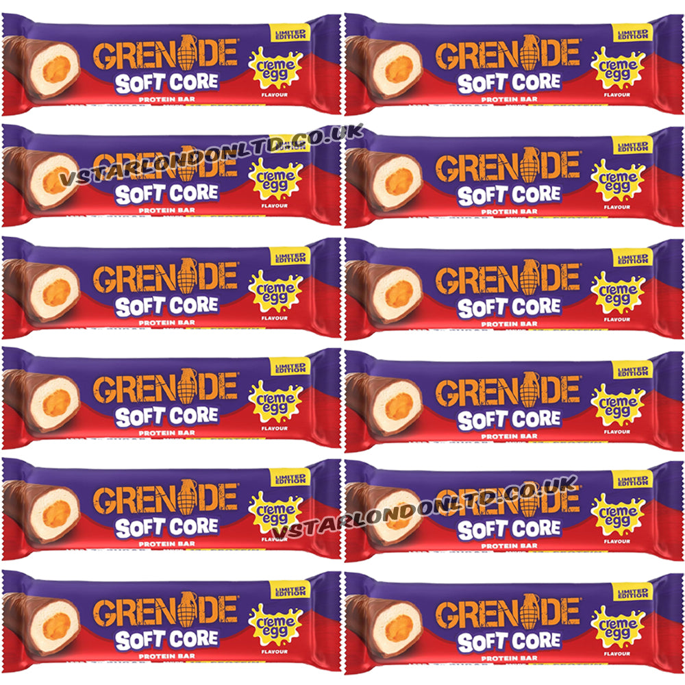 Grenade Creme Egg Flavour Protein Bar 45g (9 & 18 Bars)