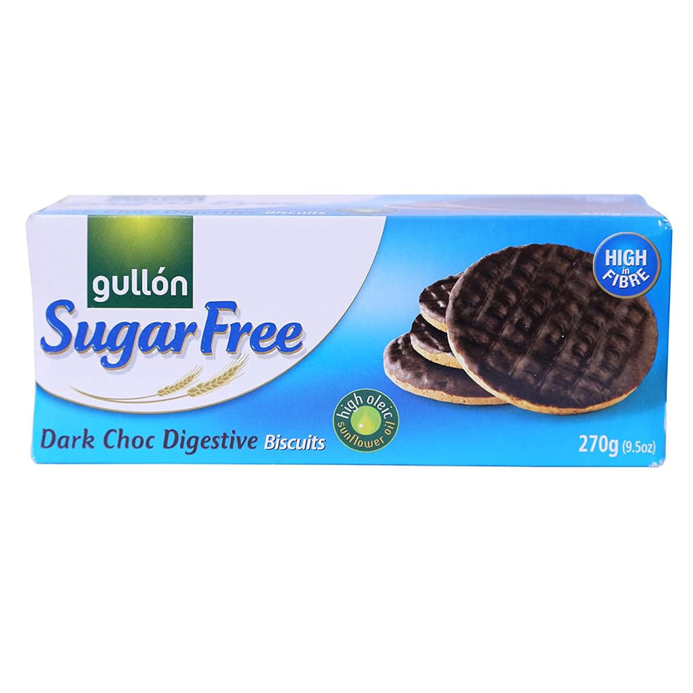 Gullon Sugar Free Choco Digestive Biscuits, 270g