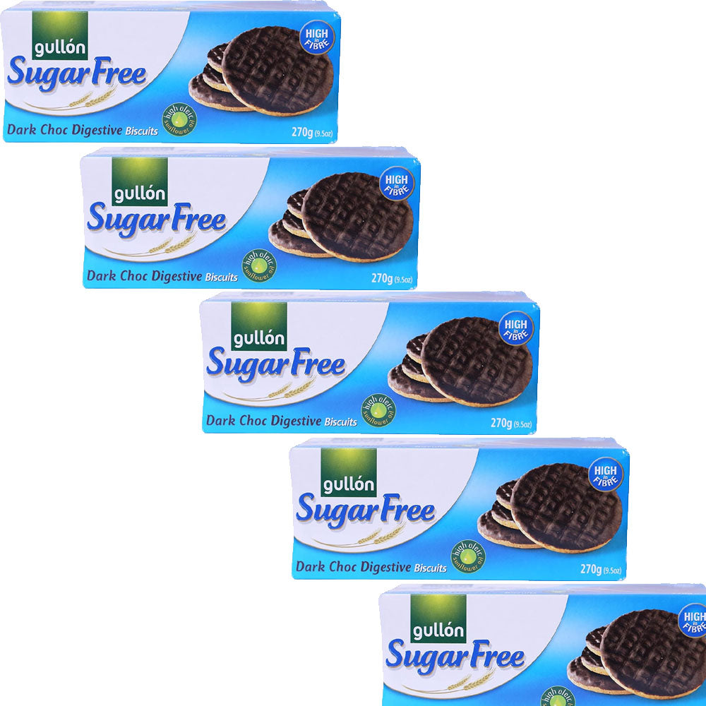 Gullon Sugar Free Choco Digestive Biscuits, 270g