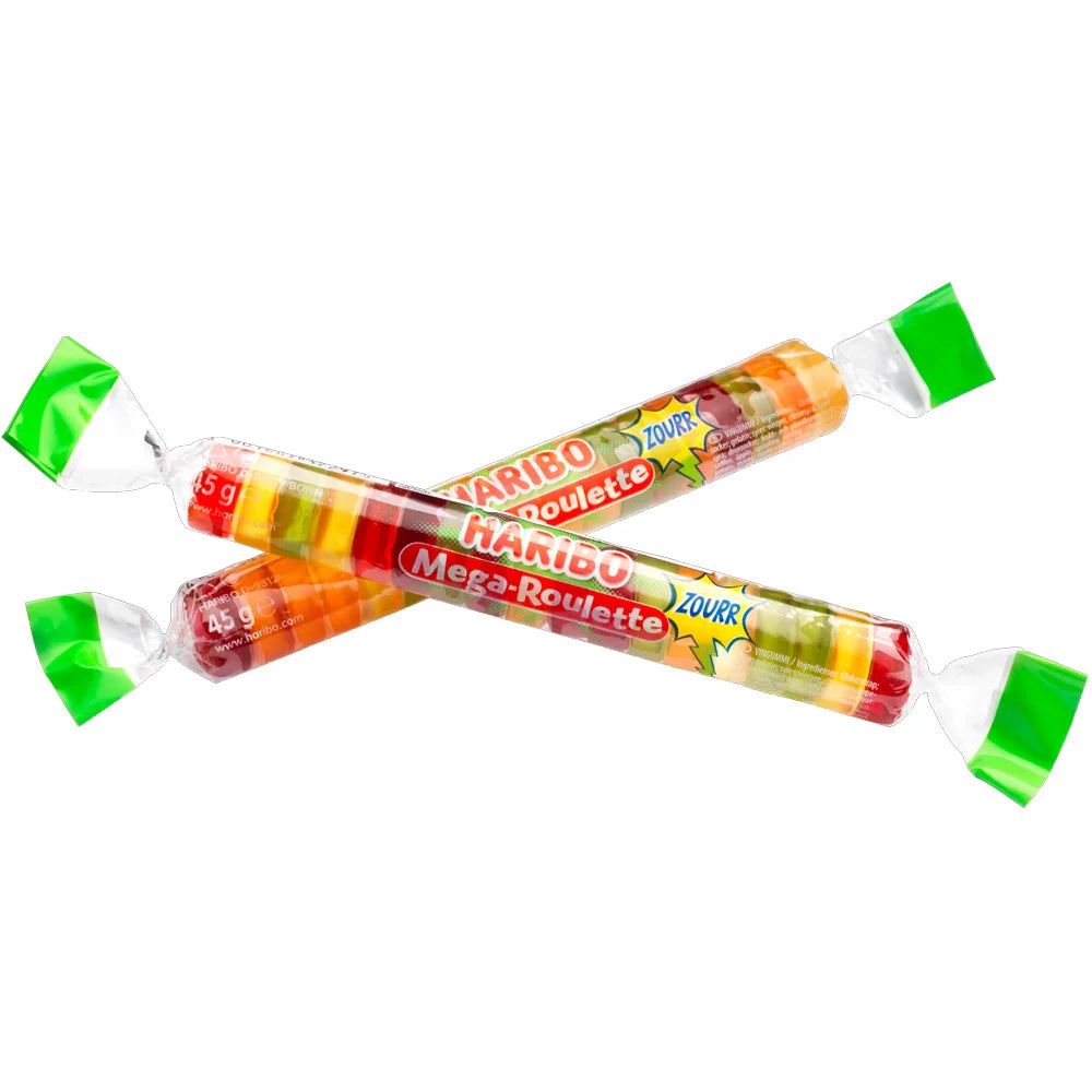 HARIBO Mega-Roulette Sour 45g (Box of 40)