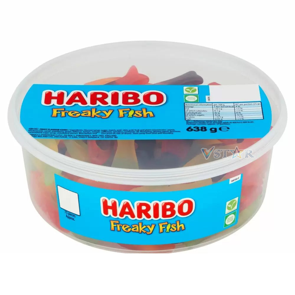 Full Tub Haribo Sweets Pick N Mix Kids Candy Box Party Treats