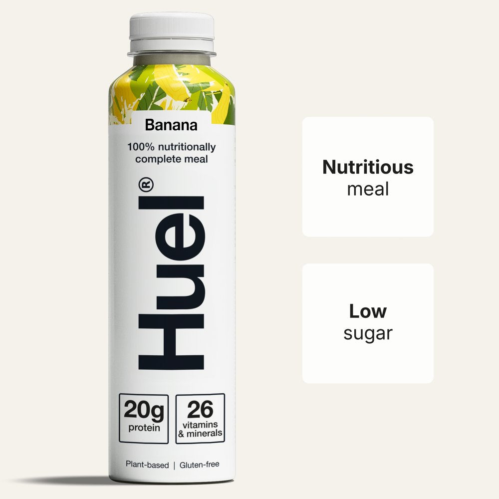 Huel Banana Flavour Ready-to-Drink Complete Meal 8 x 500ml