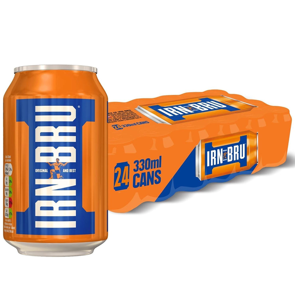 IRN-BRU Soft Drink Can 330ml (Case of 24)