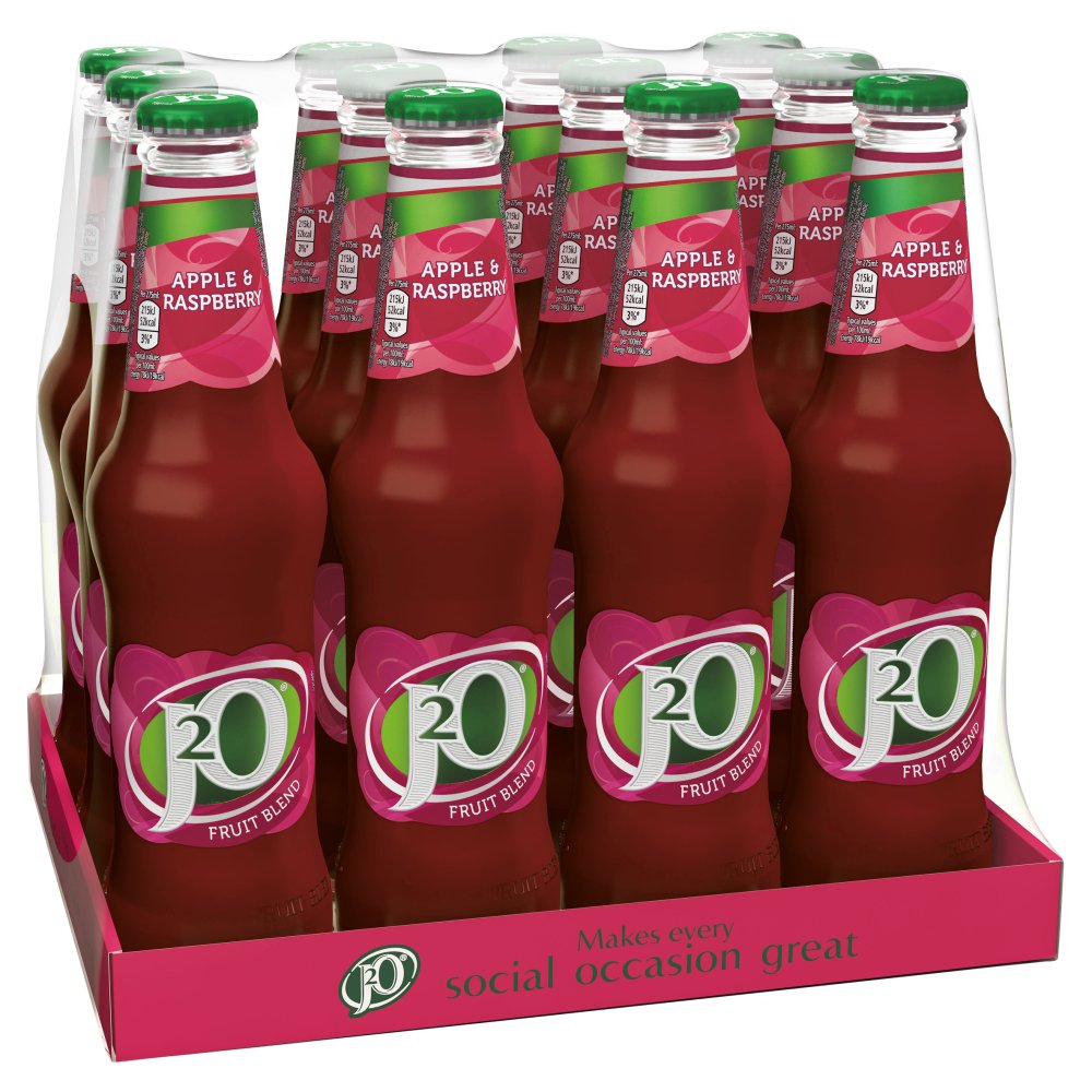 J2O Apple & Raspberry 12 x 275ml