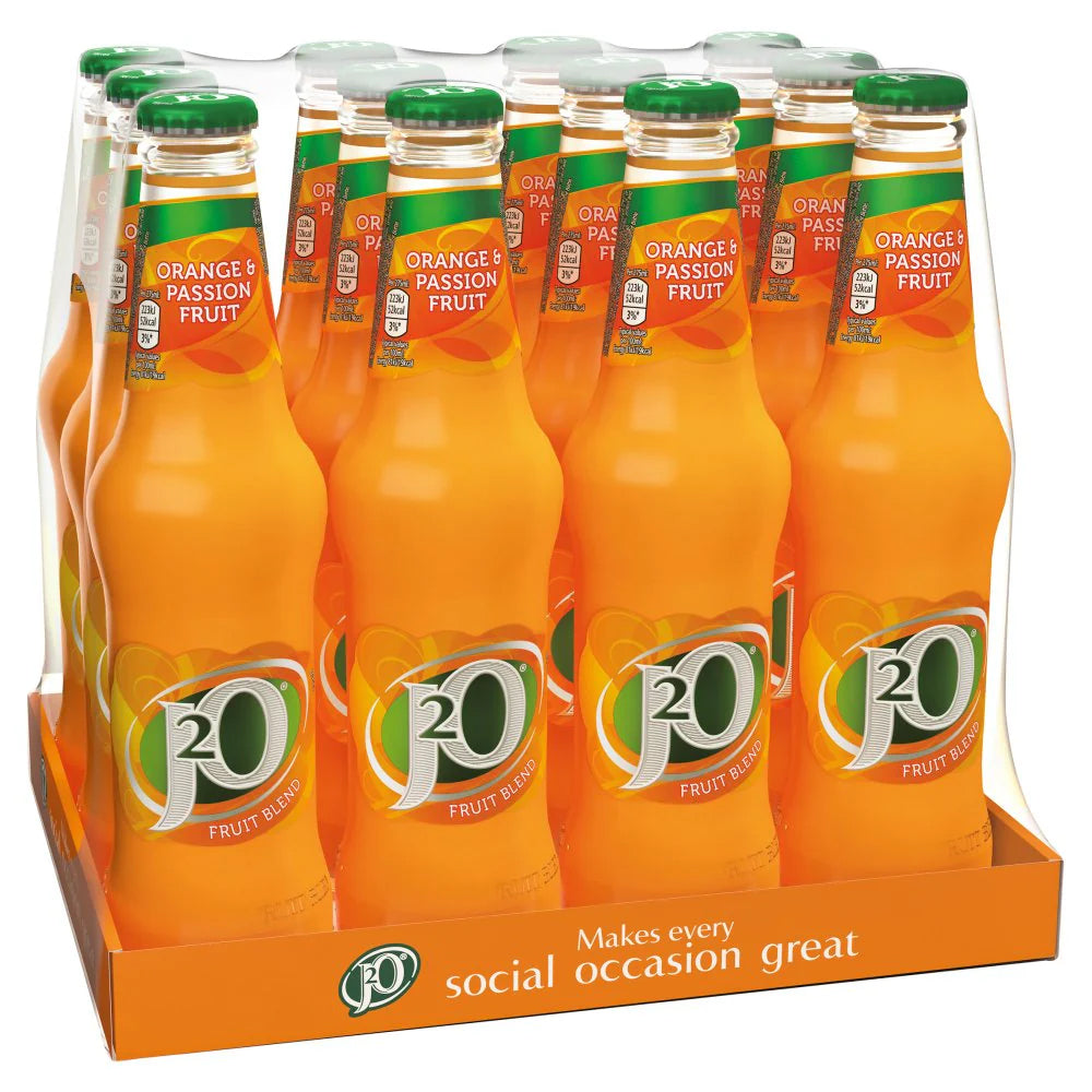 J2O Orange & Passion Fruit 12 x 275ml